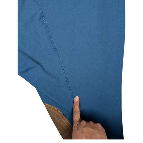 R J Classics Gulf Front Zip Breech Equestrian Breeches Blue - Picture 8 of 8